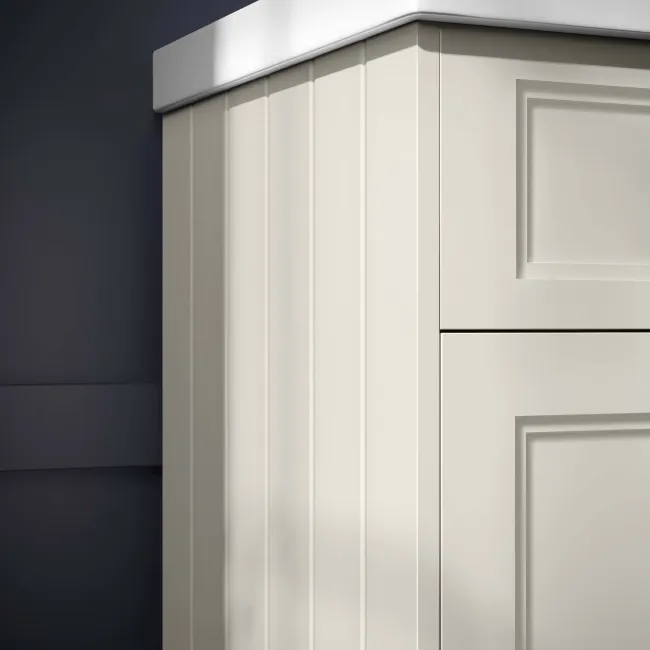 Lucia Chalk White Double Basin Vanity 1200mm