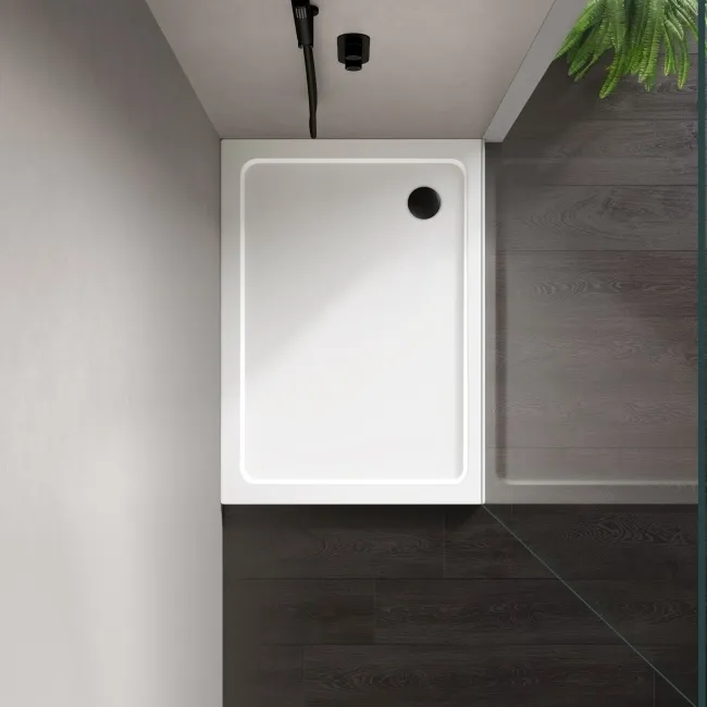 London Rectangular Stone Shower Tray 1100x800mm