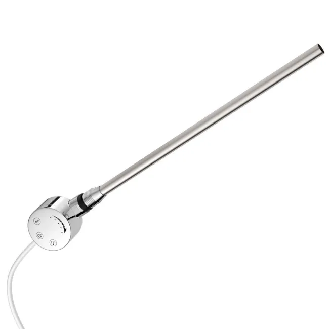 Barcelona Electric Chrome Straight Heated Towel Rail 1200x400mm