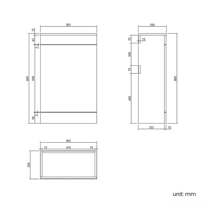 Mersey Gloss White Combination Vanity Basin and Houston Toilet 1300mm