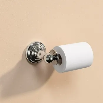 Eleanor Traditional Chrome Toilet Roll Holder