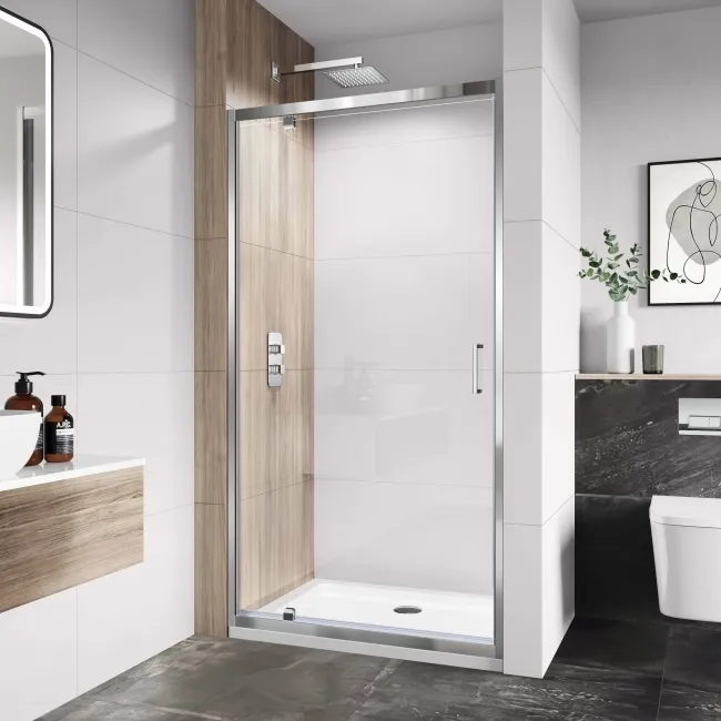 London 6mm Pivot Shower Door 1000mm