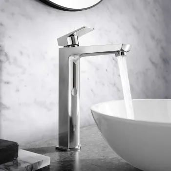 Soar Chrome High Rise Basin Mixer Tap