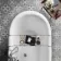 Grosvenor 1800mm Roll Top Bath - White Ball Feet