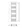 Valetta Electric Matt Black Square Heated Towel Rail 1600x450mm