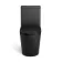 Loma Matt Black Rimless Fully Back To Wall Close Coupled Toilet With Premium Soft Close Slim Seat