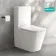 Kent Matt White Rimless Close Coupled Toilet With Premium Soft Close Slim Seat