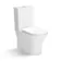 Brooklyn Rimless Fully Back To Wall Close Coupled Toilet With Soft Close Slim Seat