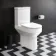 Lodi Rimless Comfort Height Close Coupled Toilet With Slim Soft Close Seat
