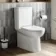 Aruba Rimless Close Coupled Toilet With Soft Close Seat