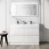 Trent Gloss White Double Basin Drawer Vanity 1200mm