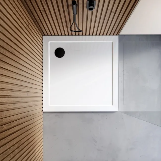 Cairo Square SMC Composite Shower Tray 800x800mm