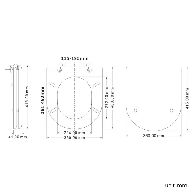Kansas Traditional Rimless Close Coupled Toilet With Chalk White Wooden Seat