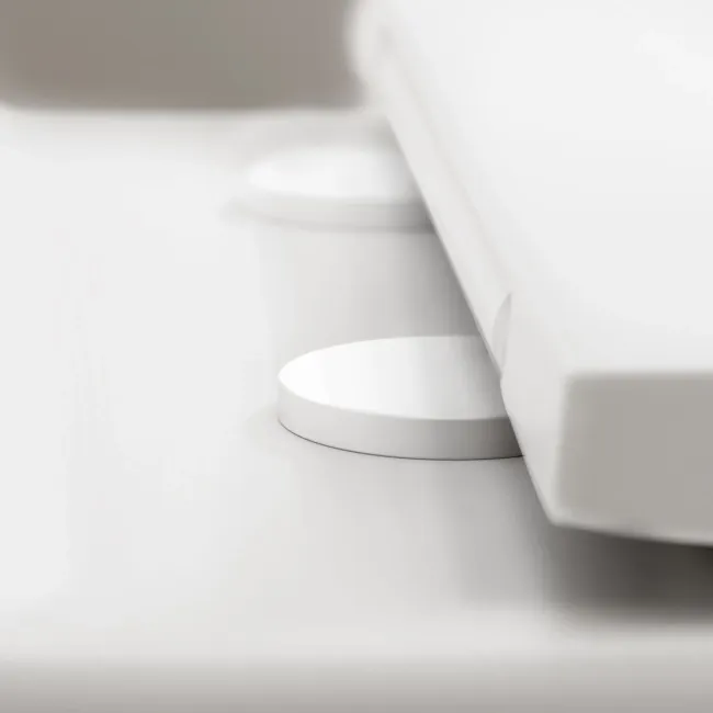 Loma Matt White Rimless Wall Hung Toilet With Premium Soft Close Seat