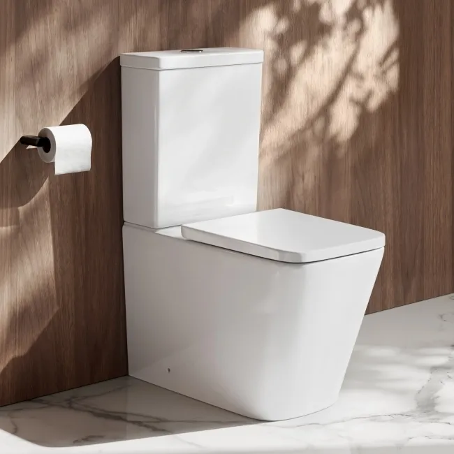 Kent Rimless Close Coupled Toilet With Premium Soft Close Seat