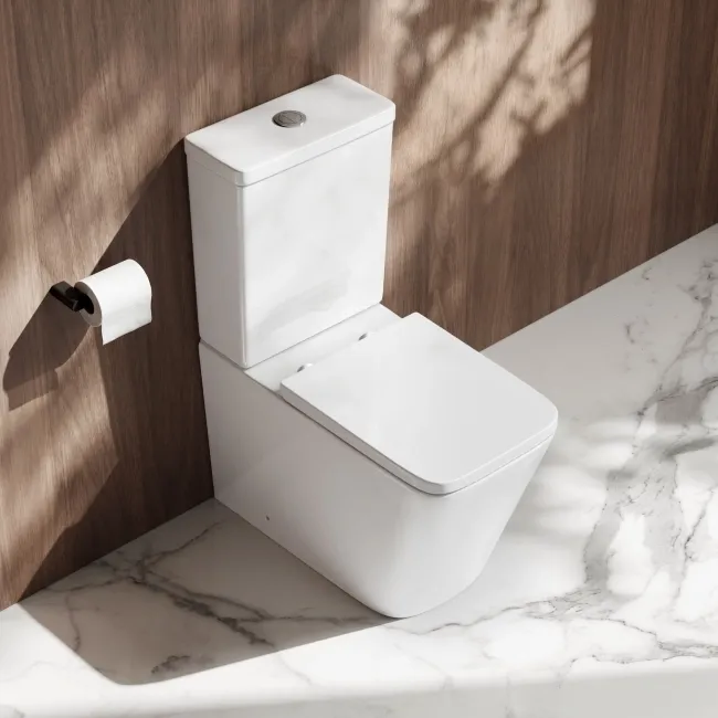 Kent Rimless Close Coupled Toilet With Premium Soft Close Seat