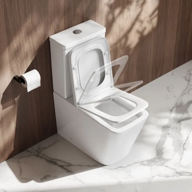 Kent Rimless Close Coupled Toilet With Premium Soft Close Seat