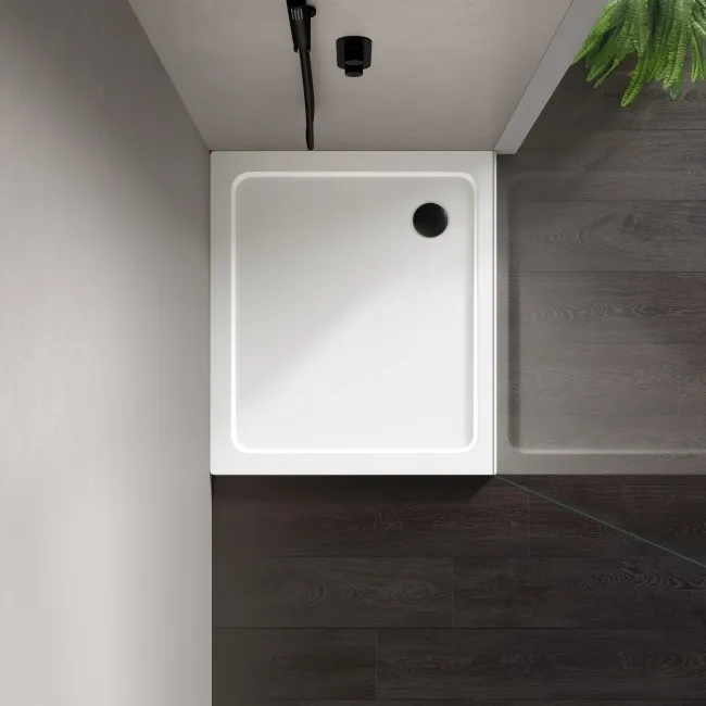 London Rectangular Stone Shower Tray 1000x800mm