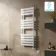 Santorini Electric White Flat Panel Heated Towel Rail 1200x450mm