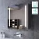 Emielia Illuminated LED Mirror Cabinet With BLUETOOTH Speaker 600x600mm