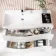 Bali Gloss White Wall Hung Basin Drawer Vanity 1000mm -left Handed