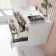 Bali Gloss White Wall Hung Basin Drawer Vanity 1000mm -left Handed