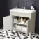 Bermuda Chalk White Combination Vanity Basin and Boston Toilet 1300mm