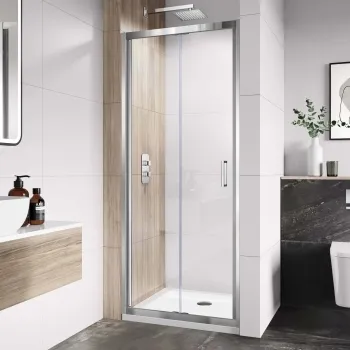 London 6mm Bifold Shower Door 900mm