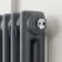 Athens Anthracite Double Column Horizontal Traditional Radiator 600x425mm