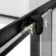London Matt Black 6mm Sliding Shower Door 1000mm