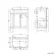Bermuda Dove Grey Vanity With Curved Counter Top Basin 600mm