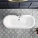 Grosvenor 1800mm Roll Top Bath - Chrome Ball Feet