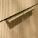 Havana Fluted Country Oak Basin Vanity 600mm - Brushed Brass Accents