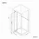 London Matt Black 6mm Pivot Shower Enclosure 760x760mm