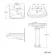 Hudson Traditional Pedestal Basin Double Tap Hole 570mm