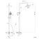 Ballina Round Chrome Thermostatic Bath Filler Shower Set
