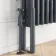 Athens Anthracite Triple Column Vertical Traditional Radiator 1800x470mm