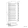 Palermo Chrome Designer Heated Towel Rail 1200x450mm