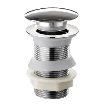 Chrome Dome Top Pop Up Basin Waste - Unslotted