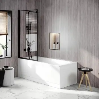 Trepanel Style® Grey Chevron Wood Effect Matt WPC Laminated Wall Panel