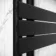 Seville Electric Matt Black Designer Flat Panel Heated Towel Rail 800x600mm