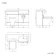 Harper Stone Grey Combination Vanity Basin and Atlanta Toilet 1200mm - Black Accents - Right Handed