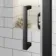 London Matt Black 6mm Pivot Shower Enclosure 760x760mm