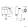 Harper Stone Grey Combination Vanity Basin and Atlanta Toilet 1200mm - Black Accents - Right Handed