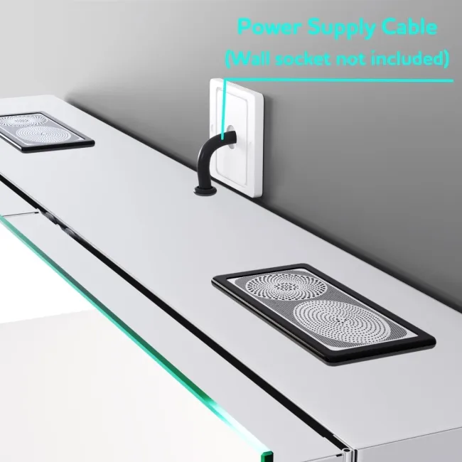Emielia Illuminated LED Mirror Cabinet With BLUETOOTH Speaker 650x1200mm