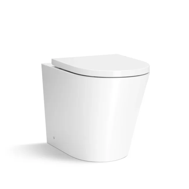 Bermuda Chalk White Combination Vanity Basin and Boston Toilet 1300mm