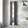 Marseille Anthracite Single Vertical Mirror Radiator 1800x500mm