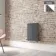 Faro Anthracite Single Flat Panel Horizontal Radiator 600x420mm