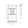 Gibraltar Large Black Traditional Heated Towel Radiator (With Overhanging Rail)