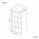 Munich Matt Black Grid Easy Clean 8mm Wet Room Shower Glass Panel 700mm